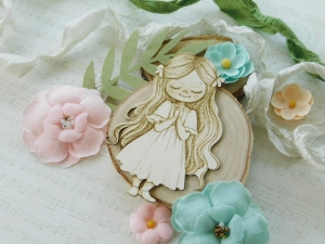 Tekturka - Kolekcja "Komunia 2024" - Dziewczynka III