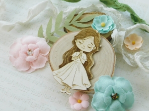 Tekturka - Kolekcja "Komunia 2024" - Dziewczynka IV