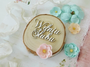 Tekturka - Kolekcja "Napisy" - W dniu Ślubu