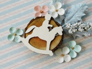 Tekturka - Kolekcja "Zima 2024" - Dziecko na koniku