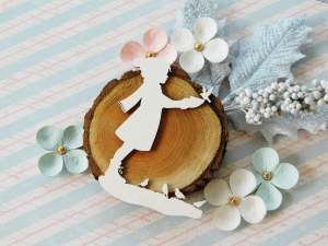 Tekturka - Kolekcja "Zima 2024" - Dziecko z ptaszkami