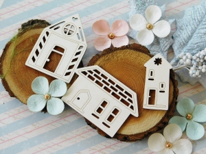 Tekturka - Kolekcja "Zima 2024" - Domki I, 3 sztuki