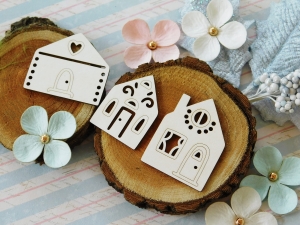 Tekturka - Kolekcja "Zima 2024" - Domki II, 3 sztuki