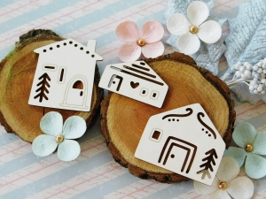 Tekturka - Kolekcja "Zima 2024" - Domki IV, 3 sztuki 