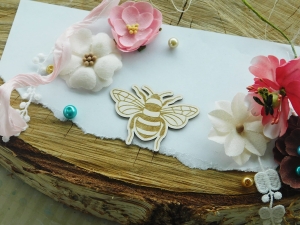 Tekturka - Kolekcja "Wiosna 2025" - Pszczoła, 2 sztuki