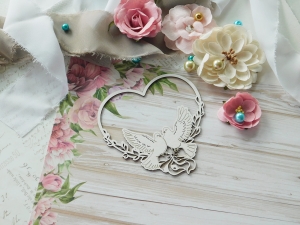 Tekturka - Kolekcja "Ślub 2025" - Ramka gołębie