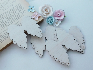 Drewno / Sklejka -  Skrzydła anioła II, 4 szt. 