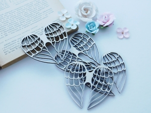 Drewno / Sklejka -  Skrzydła anioła X, 4 szt. 