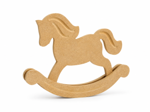 MDF - Model 3D - Konik na biegunach większy