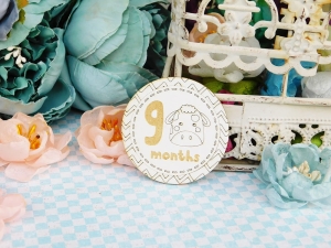 Tekturka - Kochany Szkrab - Miesiące - Linie grawer - 9