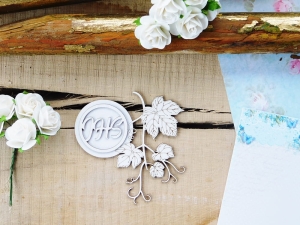 Tekturka - Pierwsza Komunia II - Winorośl prawa  IHS