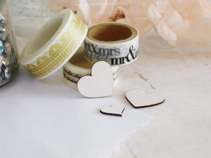 Tekturka - Dużo miłości - Zestaw 3 serduszek