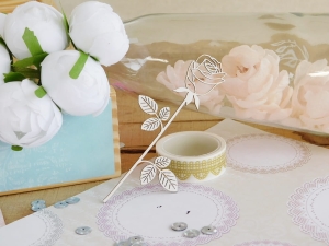 Tekturka - U Mamy w ogrodzie - Róża I - 2 sztuki