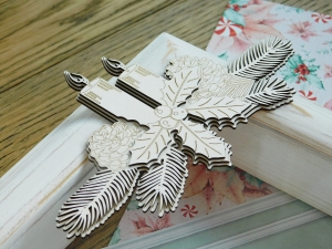 Tekturka - Magia Świąt - Stroik świąteczny warstwowy