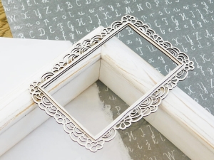 Tekturka - Ręką rysowane - Ramka 8 - 2 warstwy