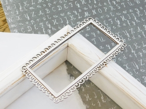 Tekturka - Ręką rysowane - Ramka 12 - 2 warstwy