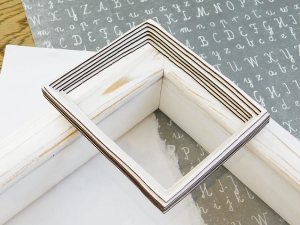 Tekturka - Ręką rysowane - Ramka 16 - 6 warstw