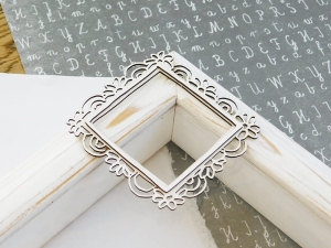 Tekturka - Ręką rysowane - Ramka 22 - 2 warstwy