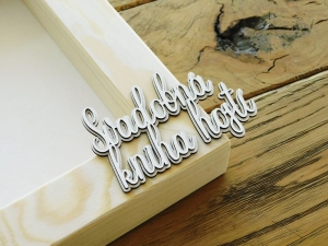 Tekturka Chipboards - Slovenský SK - Svadobná kniha hostí