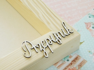 Tekturka - Babeczka - Napis - Przepiśnik - 2 sztuki