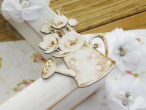 Tekturka - Mała Wiosna - Konewka z kwiatami