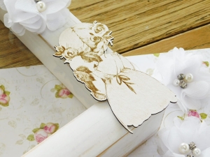 Tekturka - Mała Wiosna - Dziewczynka Danusia z pieskiem