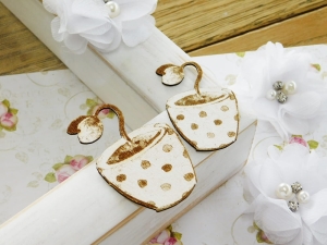 Tekturka - Mała Wiosna - Roślinka w doniczce - 2 sztuki