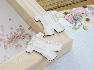 Tekturka - Spodenki na szelkach i koszulą - 2 sztuki