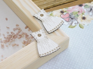 Tekturka - Sukienka z haftem - 2 sztuki