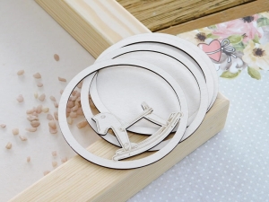 Tekturka - Shaker Box - Drewniany konik na biegunach