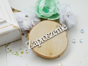 Tekturka - Komunia 2020 - Zaproszenie - prosty - 5 sztuk