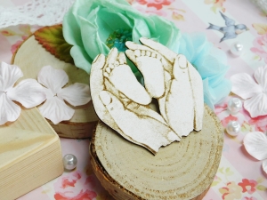 Tekturka - Nowe życie - Stópki w dłoniach