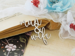 Tekturka - Stalowa miłość - Man & Wife - 2 sztuki 