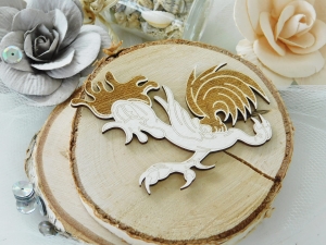 Tekturka - Na morzu - Tatuaż - kogut