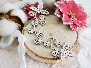 Tekturka - Hello Winter  - Girlanda z dzwonków