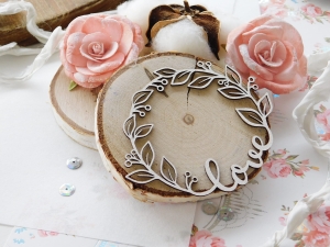 Tekturka "Dla Ciebie" - Wianek love