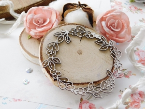 Tekturka "Dla Ciebie" - Wianek kwiaty II