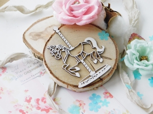 Tekturka "Jak z bajki" - Koń ażurowy karuzela