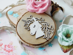 Tekturka "Jak z bajki" - Jednorożec ażurowy III