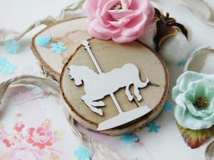 Tekturka "Jak z bajki" - Tło koń karuzela