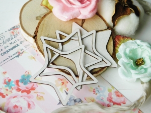 Tekturka "Jak z bajki" - Shaker Box gwiazdka