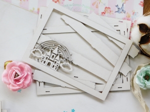 Tekturka "Jak z bajki" - Shadow Box - Ramka - Zamek