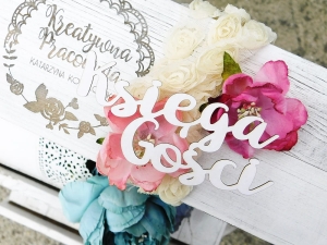 Tekturka - Napis - Księga Gości