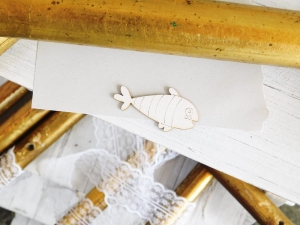 Tekturka - Zwiedzaj świat - Ryba mała 2 - 2 sztuki