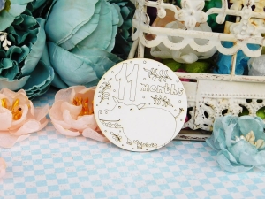 Tekturka - Kochany Szkrab - Miesiące - Linie rysowane - 11