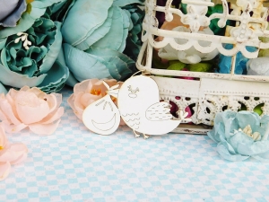 Tekturka - Kochany Szkrab - Ptaszek z pieluchą