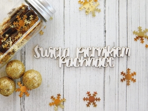 Tekturka - Świąteczny czas - Święta piernikiem pachnące